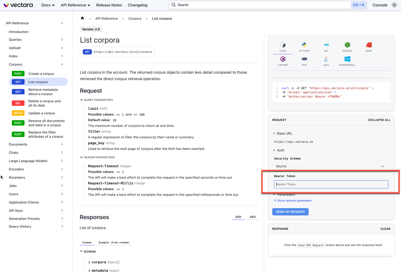 API Reference Example